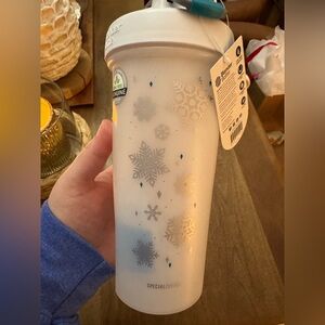 Blender Bottle Snowflake Tumbler